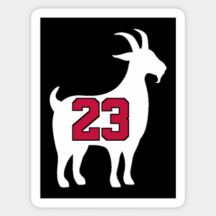 MJ Bulls Goat Sticker